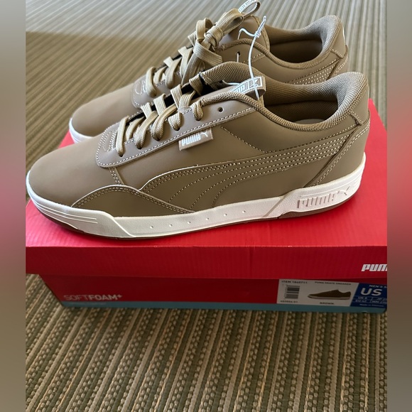 Puma Men's Beige Skate C Buck Sneakers. Size 9. New with box. - Picture 2 of 8